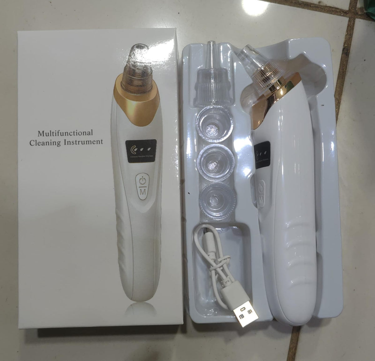 Face Vacuum Suction Blackhead Remover Pore Cleaner Electric Deep Cleansing
