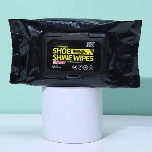 Disposable Shoe Cleaning Wipes | Quick Shine Clean Wet Wipes (50 Wipes In 1 Packet)