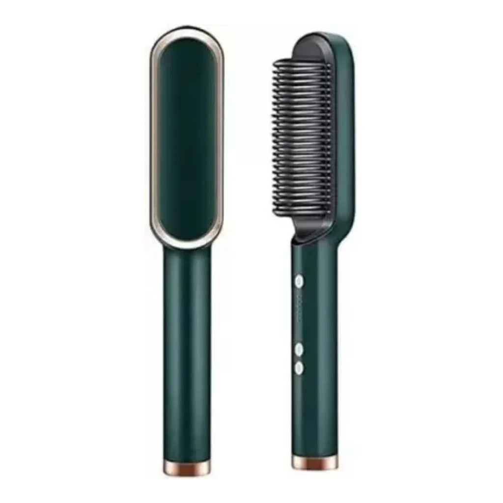 Hair Straightener Brush – Fast Heating, Smooth Styling,