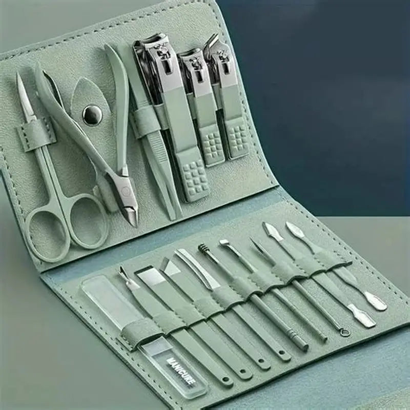 16 pcs Professional Manicure & Pedicure Set